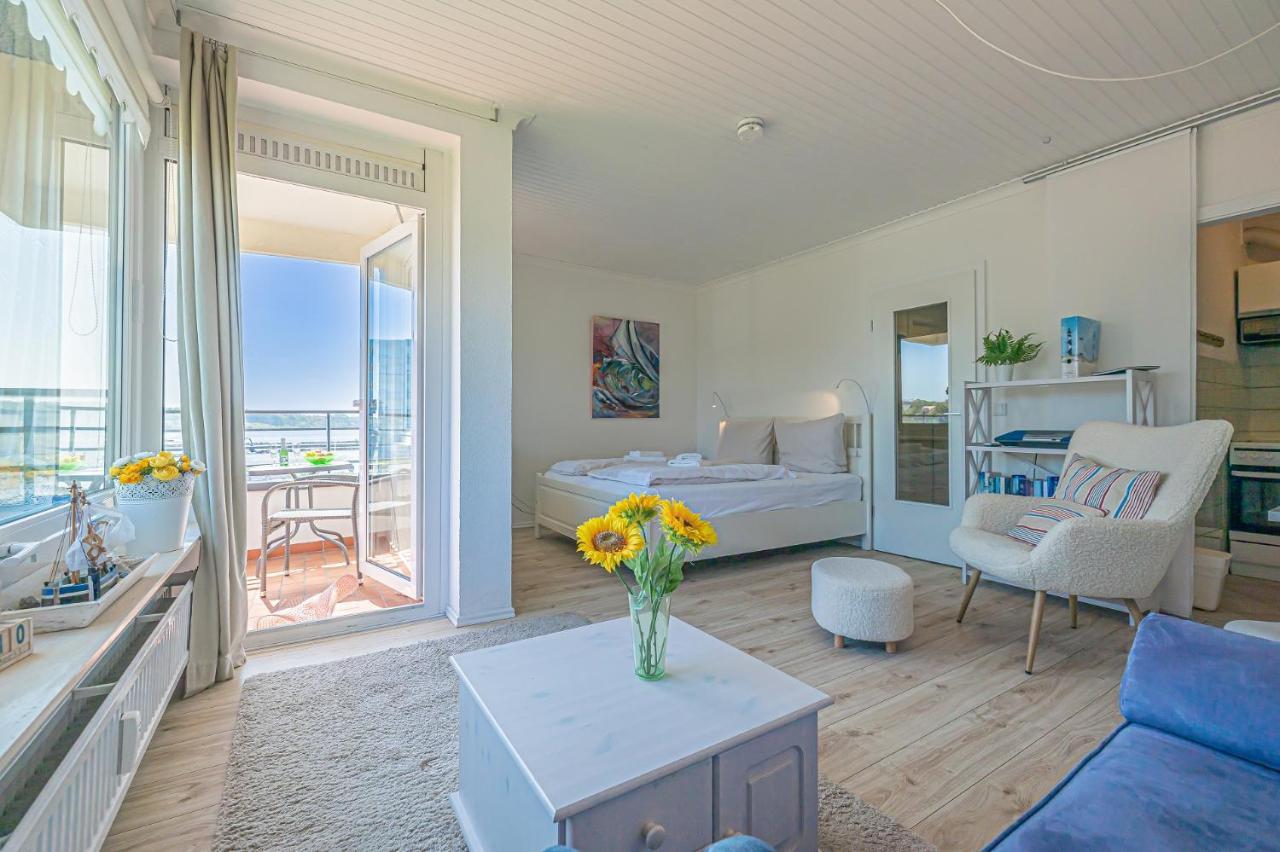 Fewo1846 - Sonne Und Meer - Kleines Studio-Apartment Mit Balkon Und Meerblick Glücksburg Dış mekan fotoğraf